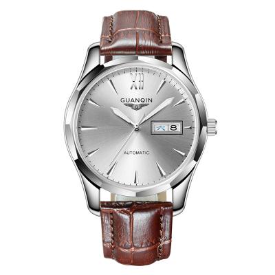 China 2021 GUANQIN GJ16034 automatic date wrist online for man original mechanical movement leather automatic watch for sale