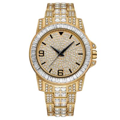 China Water Resistant Hannah Martin 5201 Full Diamond Quartz Watches For Women Bling Luxury 2021 Ladies Watch for sale