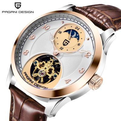 China New DESIGN 1650 Automatic Date 2021 PAGANI Mechanical Wristwatches For Women Moon Phase Automatic Tourbillon Ladies Waterproof Watch for sale