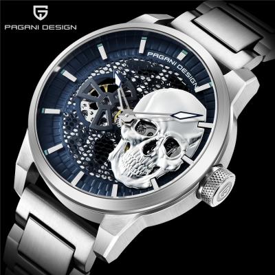 China 2021 Designer Pagani Design Water Resistant 1665 Skeleton Mens Mechanical Watches Luxury Steel Automatic Watch Men for sale