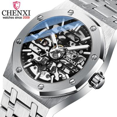 China High-end Chenxi 8848 Mens Watches Mechanical Luminous Skeleton Automatic Watch Stainless Steel 2021 Water Resistant for sale