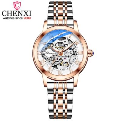 China CHENXI 8831 Women Watch Stainless Steel Automatic Mechanical Waterproof Wrist Watch Sets For Ladies for sale