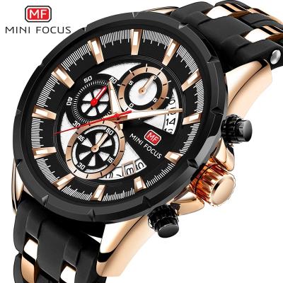 China 2021 Functional Quartz Mini Focus 0273 Auto Date Waterproof Chronograph Custom Watches Premium Men's Wrist Watch for sale