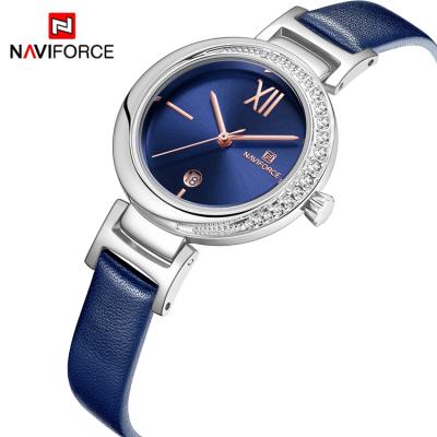 China NAVIFORCE NF5007 Women's Non-Specific Diamond Case Custom Watch Quartz Band Wristwatches for sale