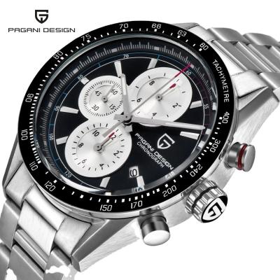 China Pagani Design 2665 Automatic Date Quartz Men's Watch Hot Selling Waterproof Branded Chronograph Wristwatches Men's Watch for sale