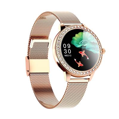 China 2021 Newest Fashion Women Automatic Smart Watch SN91 With IP68 Waterproof Blood Oxygen Monitor 24H Heart Rate Sport Fitness Tracker for sale