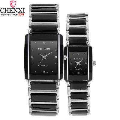 China Auto Date Chenxi 2021 104 Custom Design Mens Ladies Quartz Wristwatch Slim Band Waterproof Luxury Quality Couple Watches for sale