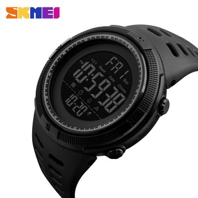 China Hot Sale Silicone Band Digital Display Alarm 2021 SKMEI 1251 Men's Wrist Watch Male Sports Watches for sale