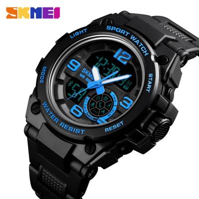 China 2021 SKMEI Digital Alarm Sports 1517 50M Waterproof Custom Logo Watches Wholoseale Luminous Watch for sale