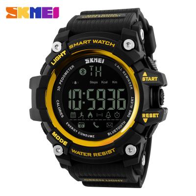 China SKMEI 1227 Alarm Men Digital Watch Fashion Remote Camera 3D Pedometer Smart Watch for sale