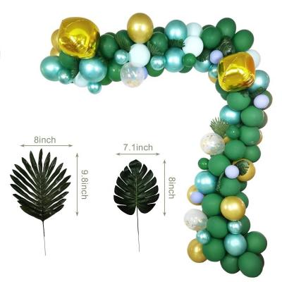 China Eco-friendly Jungle Theme Party Supplies 167pcs Balloon Garland Arch Kit For Birthday And Baby Shower Party Decorations for sale