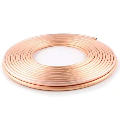 China Customized Connecting Copper Tube High Quality Air Conditioner Pipe Refrigeration Manufacturing Pancake Coil Copper Capillary Copper Coil for sale