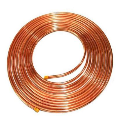 China Water Tube China Straight Lengths Temper Manufacturers Price Refrigeration Copper Tube AC ​​Copper Pipe For Air Conditioners for sale