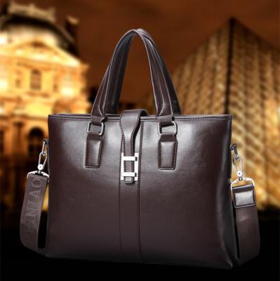 China 2017 Men Casual Briefcase Business Shoulder Bag Leather Messenger Bags Computer Laptop Handbag Bag Men's Travel Bags for sale