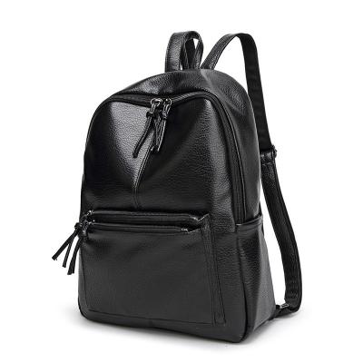 China 2017 Design PU Leather Women Backpacks For Teenage Girls School Bags Black Summer Vintage Backpack Mochilas Mujer for sale