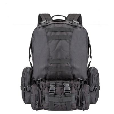 China 55L Multifunction Sport Bag Tactical Bag Water Resistant Camouflage Backpack for Outdoor Climbing Hiking Camping for sale