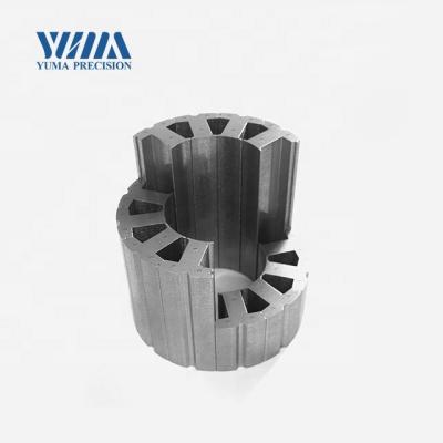 China Machine Tool Motor Core OEM Stamping Die Tool OD57.8mm 12 Slot Laminated Iron Core Stator 0.35mm Thick Steel Stator Laminated Sheets Stamping for sale