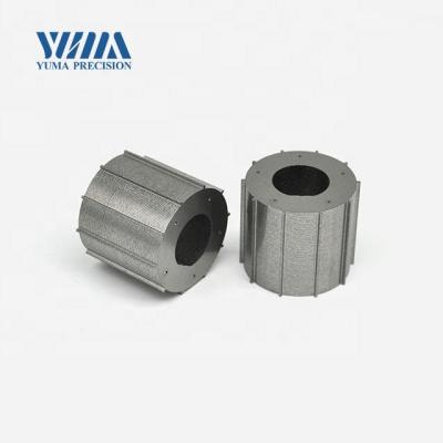 China Customizable electric vehicle bldc motor rotor and stator laminated iron core stamping for electric vehicle for sale