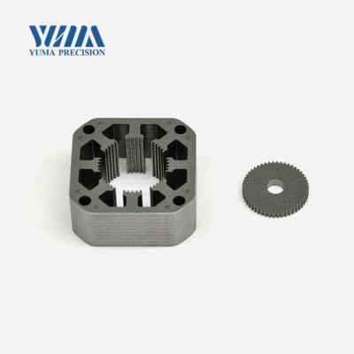 China Industrial Control NEMA14 0.35mm Thick Steel Stator Laminated Sheets Stamping Motor Rotor And Stator Laminated Iron Core for sale