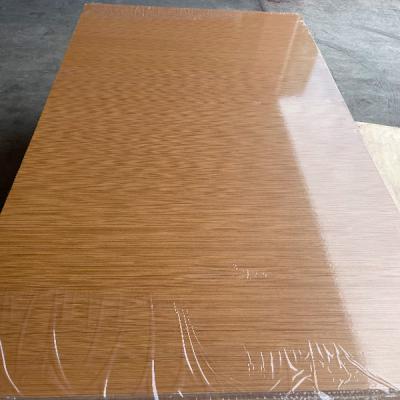 China UV-Schicht Teak Veneer Sperrholz 25 mm für Wandverkleidung zu verkaufen