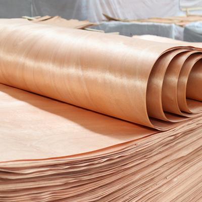 China Composite Rotary Cut Wood Veneer , Customize Poplar Core Wood Face Veneer for sale