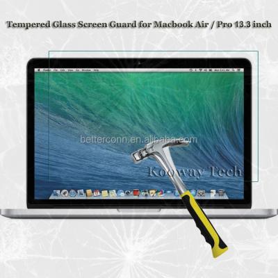 China PC / Notebook Premium 0.4mm Tempered Glass Screen Protector For Macbook Air 13.3