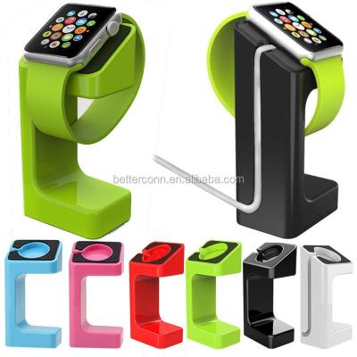 China Flexible Colorful Watch Charger Bracket With Apple Watch Series 45/41/40/44/38/42 Mm 7 6 5 4 3 Display Holder for sale