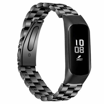 China Stainless Steel Watch Wrist Band Strap Rubber Strap For Samsung Galaxy Fit-e SM-R375 for sale