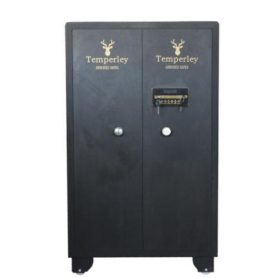 China Metal Gun Safe Military Electronic Firearm Gun Safe Metal Cabinet Two Head Weapons Storage Cabinet for sale