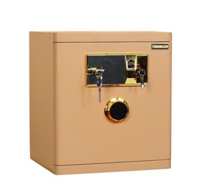 China School New Arrival Security Furniture Fingerprint Lock Silver Steel Storage Box for sale