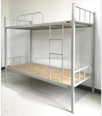 China Modern Luoyang Bunk Bed Adult Double Stackable Bed Metal Bed Frame Military for sale