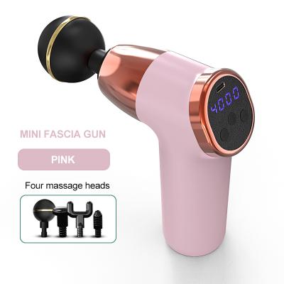 China Amazon latest professional deep vibration rechargeable body massager rechargeable hot selling gun for tendonitis for sale