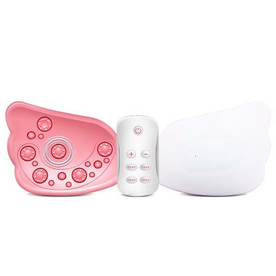 China ABS+silicone Wireless Heating Chest Massager Enhancer Massage Heat Breast Massager For Female for sale