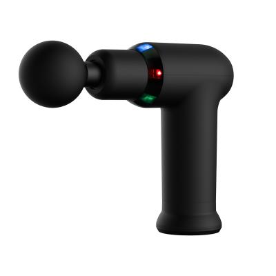 China Colorful Light Mini Massage Gun Portable Massage New Colorful Light Passionate Fascial Massager 8 Speeds for sale