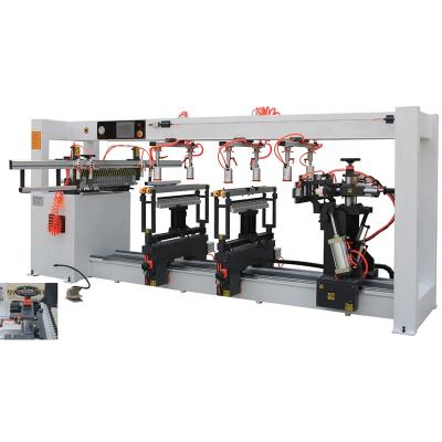 China Drilling Wood Panel Holes Multiple Row Drilling Machine 21*4 Drills Woodworking Drilling Machine for sale