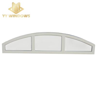 China Magnetic Screen Factory Outlet Insulation North America High Standard NFRC Arched Fixed Window Aluminum Windows for sale