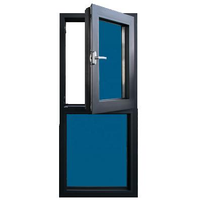 China Australia AS2047 Magnetic Customizable Top Black Aluminum Screen Material Tilt And Turn Windows With Casement Windows for sale