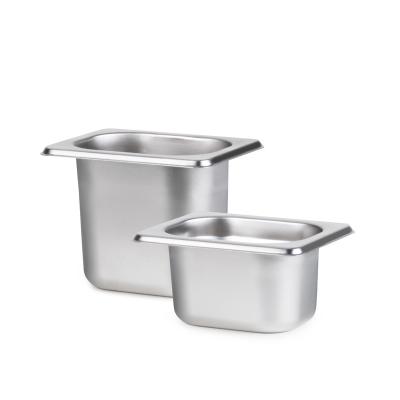 China Food Container Hotel Food Pans, American 1/12 Gastronorm Stainless Steel Pans for Canteens, Restaurants, Cafeterias, Shops, Snack Bars etc. for sale