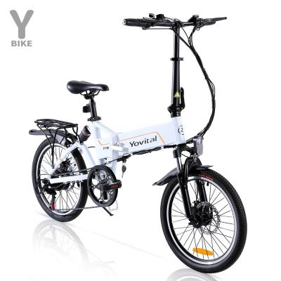 China Electric City E Bike YOVITAL Hote Sale 2021 S1 20 Inch Ebike 350W 36V Lithium Battery Electric City Bicycle EU USA Warehouse for sale