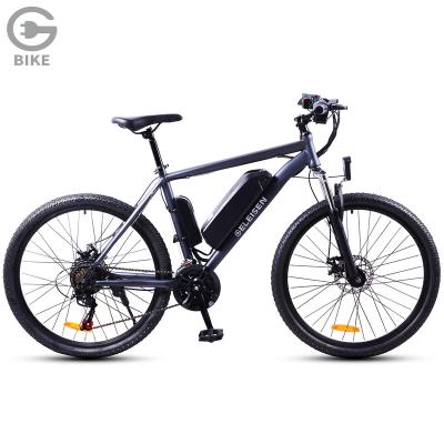 China Best Selling S14 350W Mountain Bike GELEISEN 2022 Electric Bike 36V Battery Disc Brake Electric Bike Full Suspension Electric Bike For Adult for sale