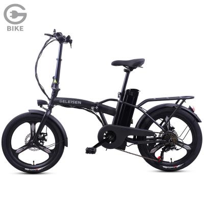 China Electric City Bicycle GELEISEN Amazon Hot Sale 36V 10Ah Lithium Battery Folding Electric Bicycle City Ebike Electric Bike For Adults for sale