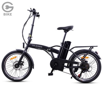 China 36V Battery Cheap Electric City Electric Bike Foldable Electric Bicycle GELEISEN Ebike Cycle For Adult for sale