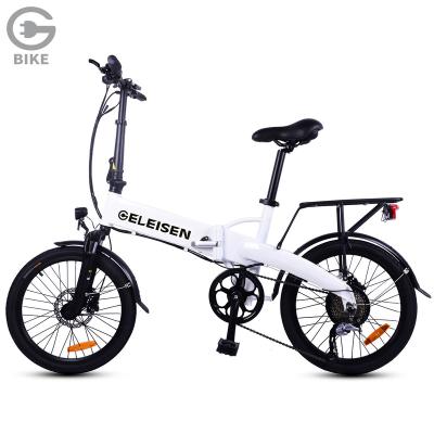 China GELEISEN City Electric Bicycle 20 Inch Folding Electric Hybrid Electric Bike 7 Speed ​​Electric Hybrid Bicycle Mountain Bike Mountain Bike mtb for sale