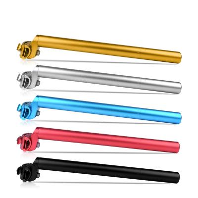 China 6061 Aluminum Alloy Customize Logo Height 300/350/400/450mm Dropper Suspension 25.4/27.2/28.6/30.4 Bike Seatpost Bicycle Seat Post Aluminum 6061 for sale