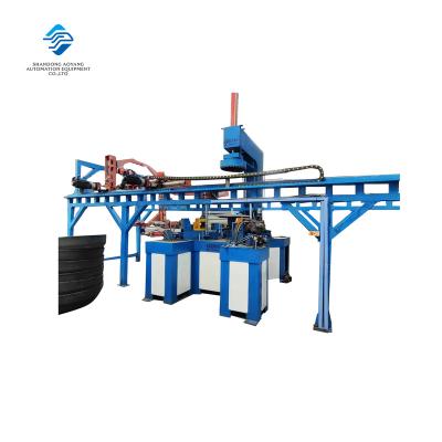 China Building Material Shops Full automatic CNC multi flanging punching machine flange drilling large tdc flanging machine for sale