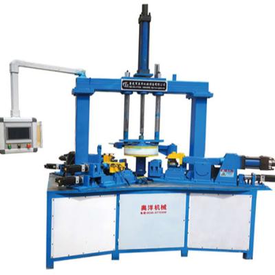 China Building Material Shops Fully Automatic Hydraulic Constriction Tank End Forming Machine for sale