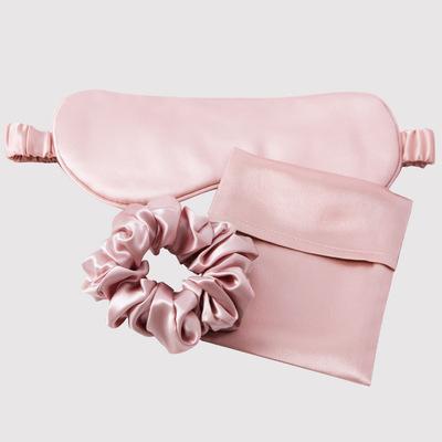 China Shading Lightweight Sleep Mask Mulberry Silk Accessories Packaging Pouch 100% Pure Silk Eye Mask Storage Pouch for sale