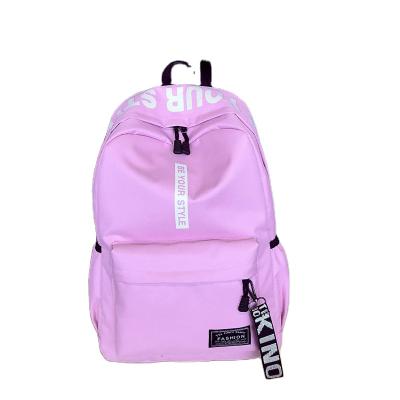 China Waterproof Korean campus backpack female high school students fashion boy backpack for sale