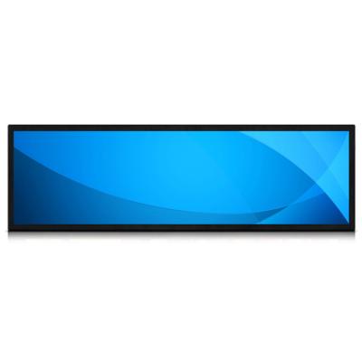 China 38.5 inch lcd advertising screen metal strip stretched bar lcd billboard for sale