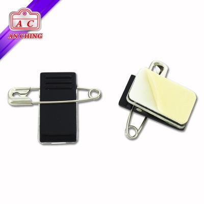 China Name Tag Name Tag Clips with Safety Pin for sale